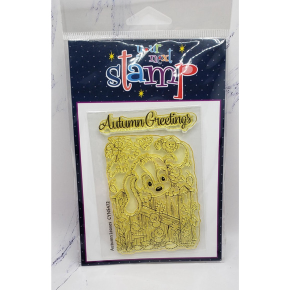 Autumn Leaves Your Next Stamp Clear Acrylic Stamp CYNS472 - Picture 1 of 4